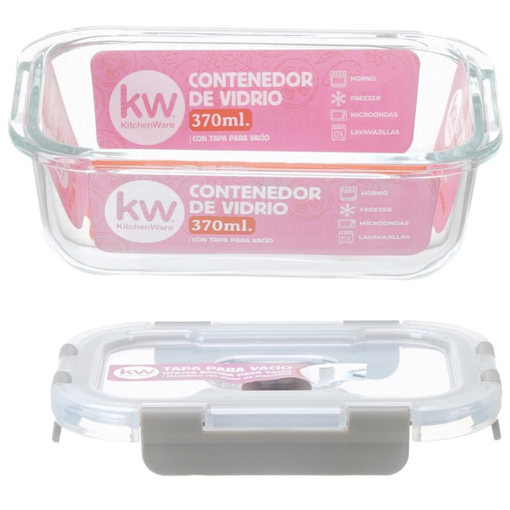 Contenedor Retangular  Vidrio KW ZK370RC img #3