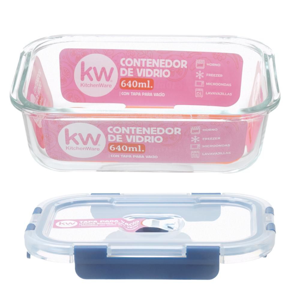 Contenedor Retangular  Vidrio KW ZK640RC img #3