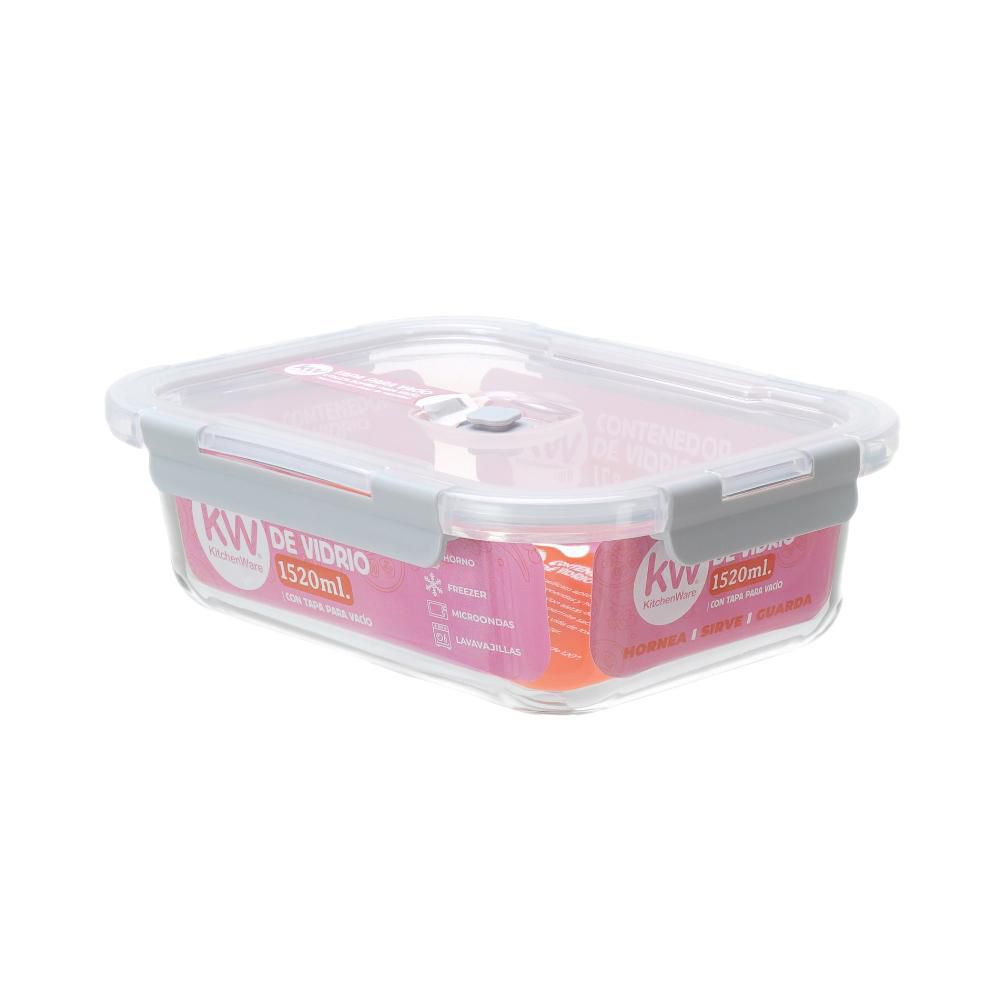 Contenedor Retangular  Vidrio KW ZK1520RC img #2