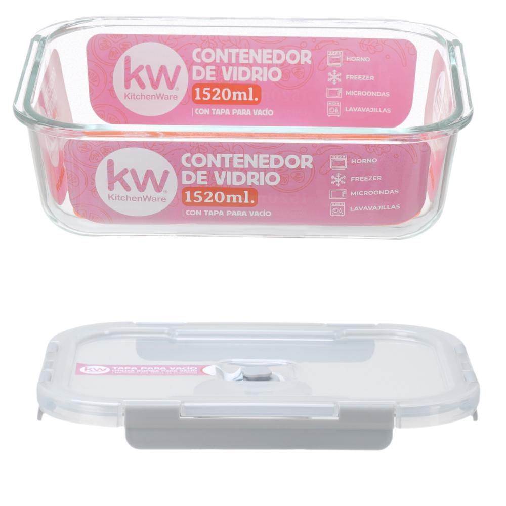 Contenedor Retangular  Vidrio KW ZK1520RC img #3