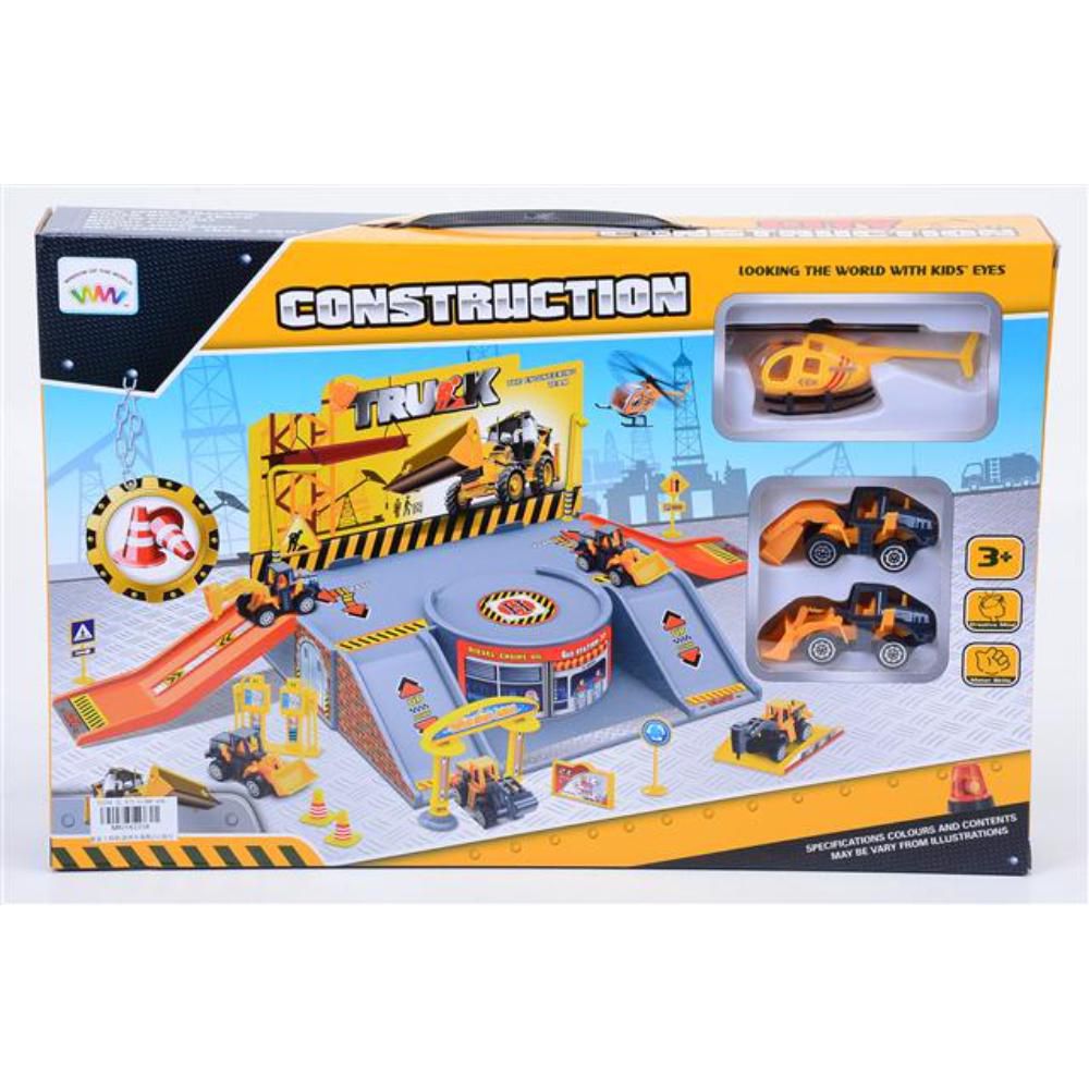 Set Construccion PLASTICOS ASOCIADOS CITY CON RAMPAS 19 PIEZAS CAJA img #1