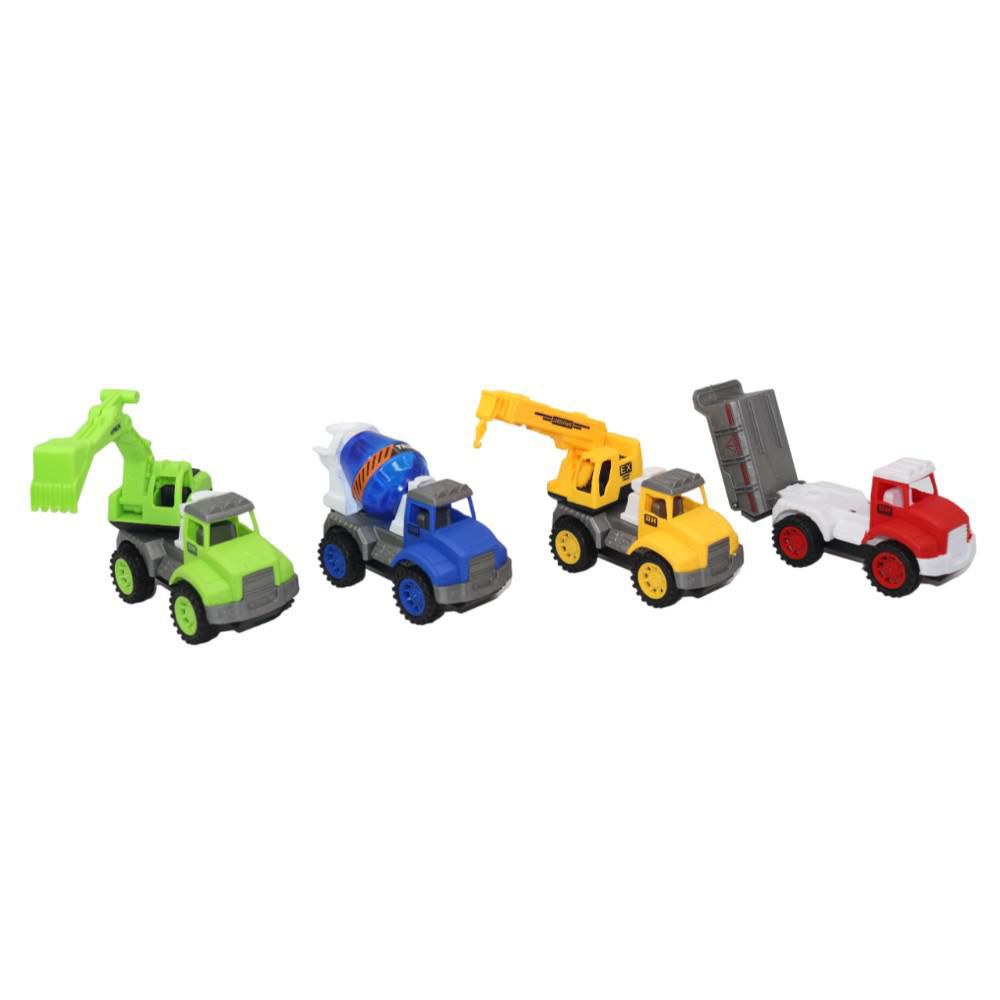 Set Carros PLASTICOS ASOCIADOS Engineering X 4  Friccion img #2