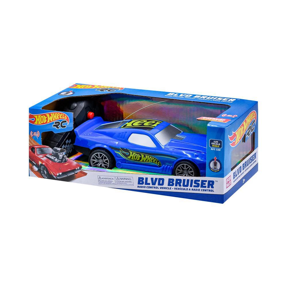 Vehiculo Rc Con Luces  Blvd Bruiser HOT WHEELS img #1