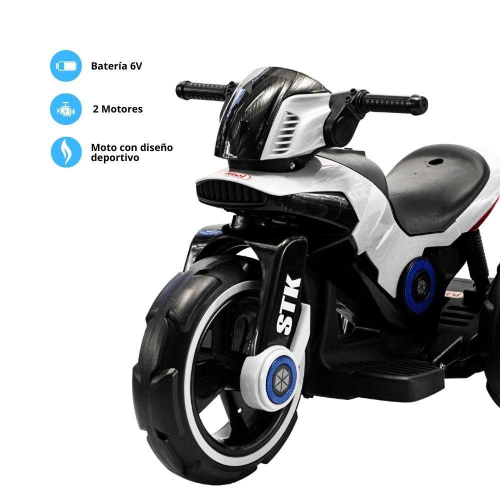 Moto Electrica Para Niños  Star Trek 6 Voltios Blanco PRINSEL img #3