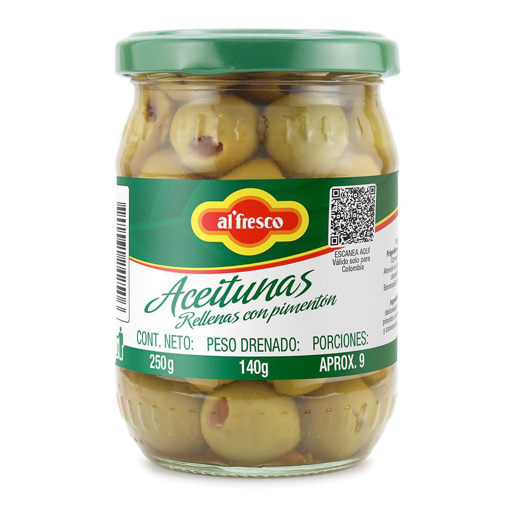 Aceitunas AL FRESCO rellenas con pimentón (140  gr) img #1
