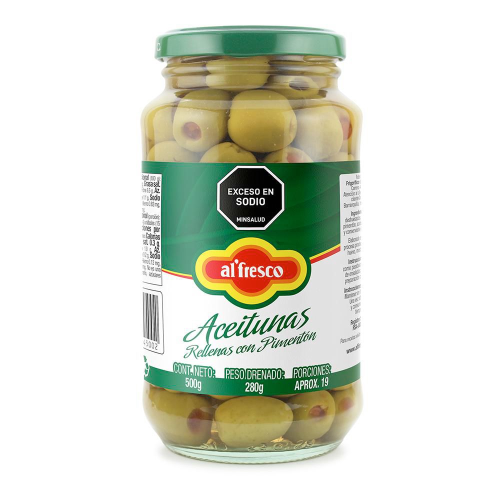 Aceitunas AL FRESCO rellena con pimentón (280  gr) img #1