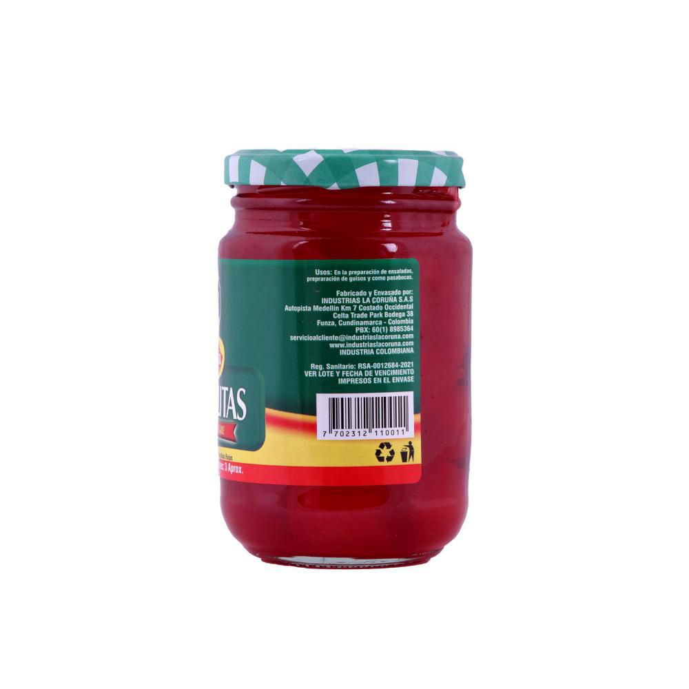 Cebollitas LA CORUNA rojas en vinagre (150  gr) img #3