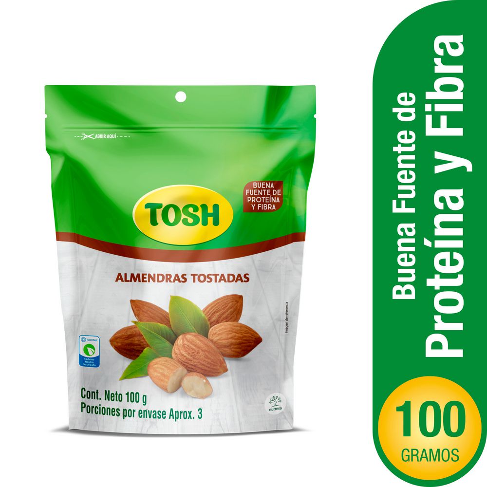 Almendras TOSH tostadas (100  gr) img #1
