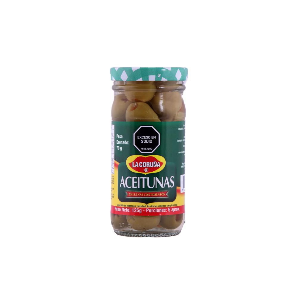 Aceitunas LA CORUNA rellenas con pimentón (70  gr) img #1