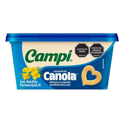 Esparcible CAMPI mesa cocina con aceite de canola (454  gr)
