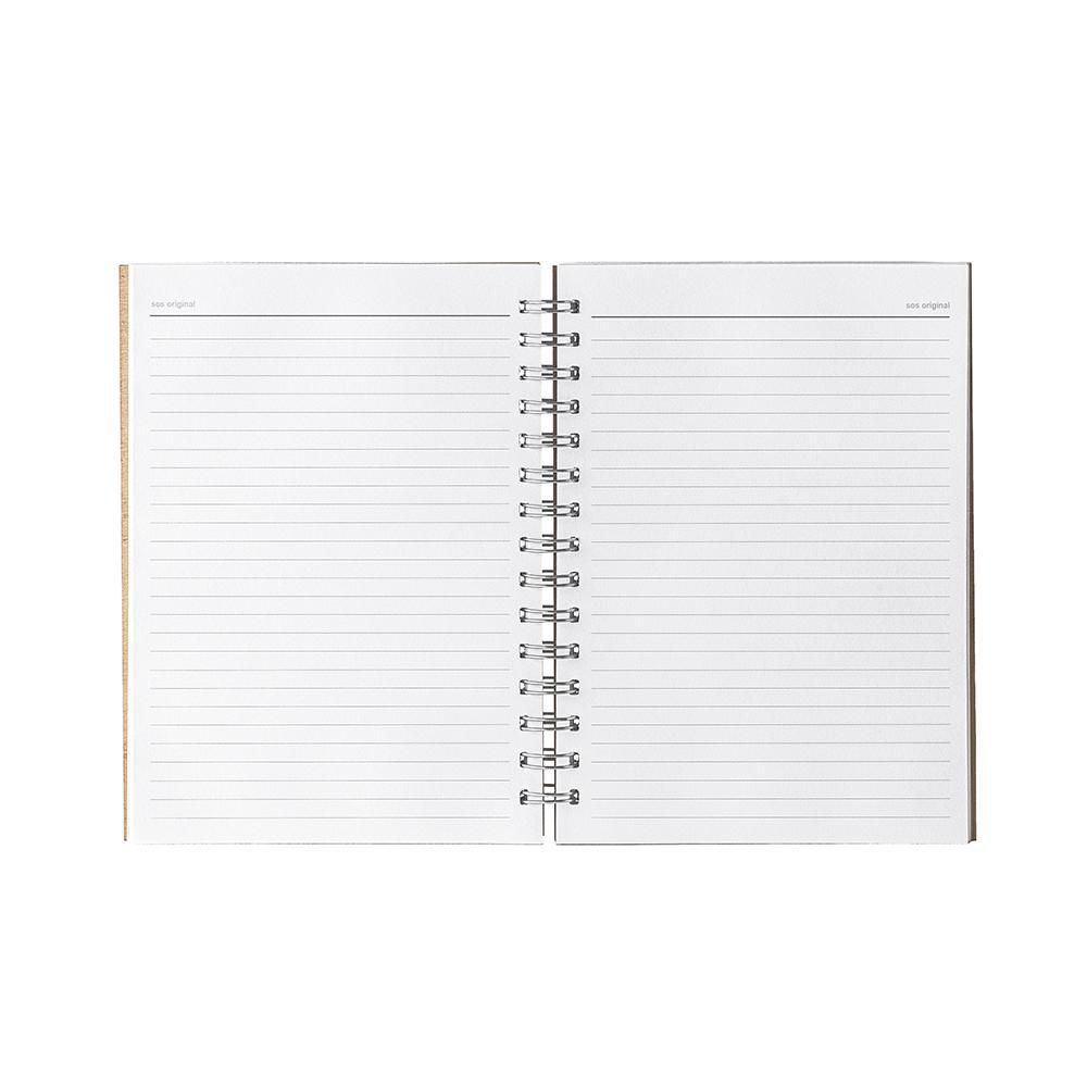 Cuaderno Felicidad Rayado 80 hojas Argollado tapa dura SOSARTE img #3