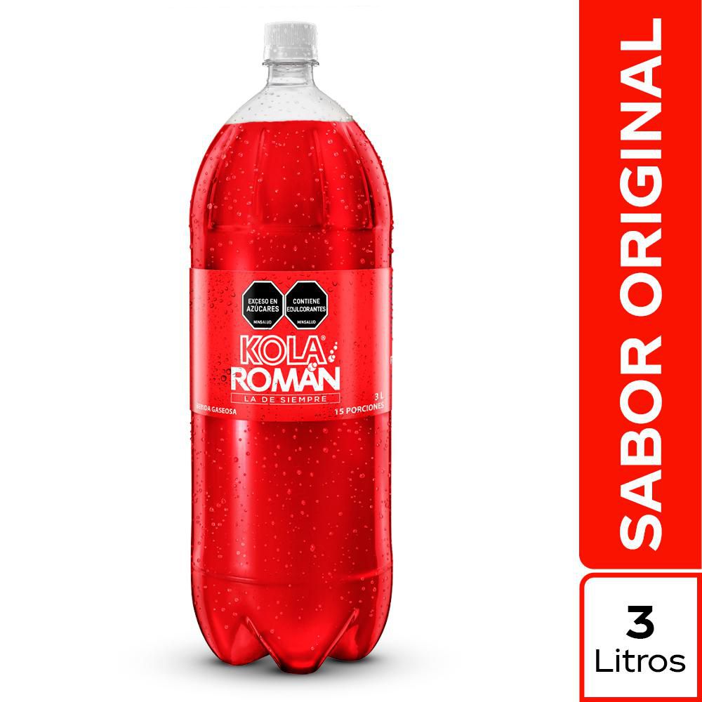 Gaseosa KOLA ROMAN original (3000  ml) img #1