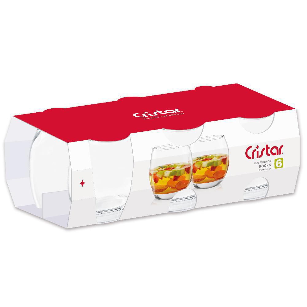 Vaso Corto Mikonos SetX6 CRISTAR 0453CL6 img #5