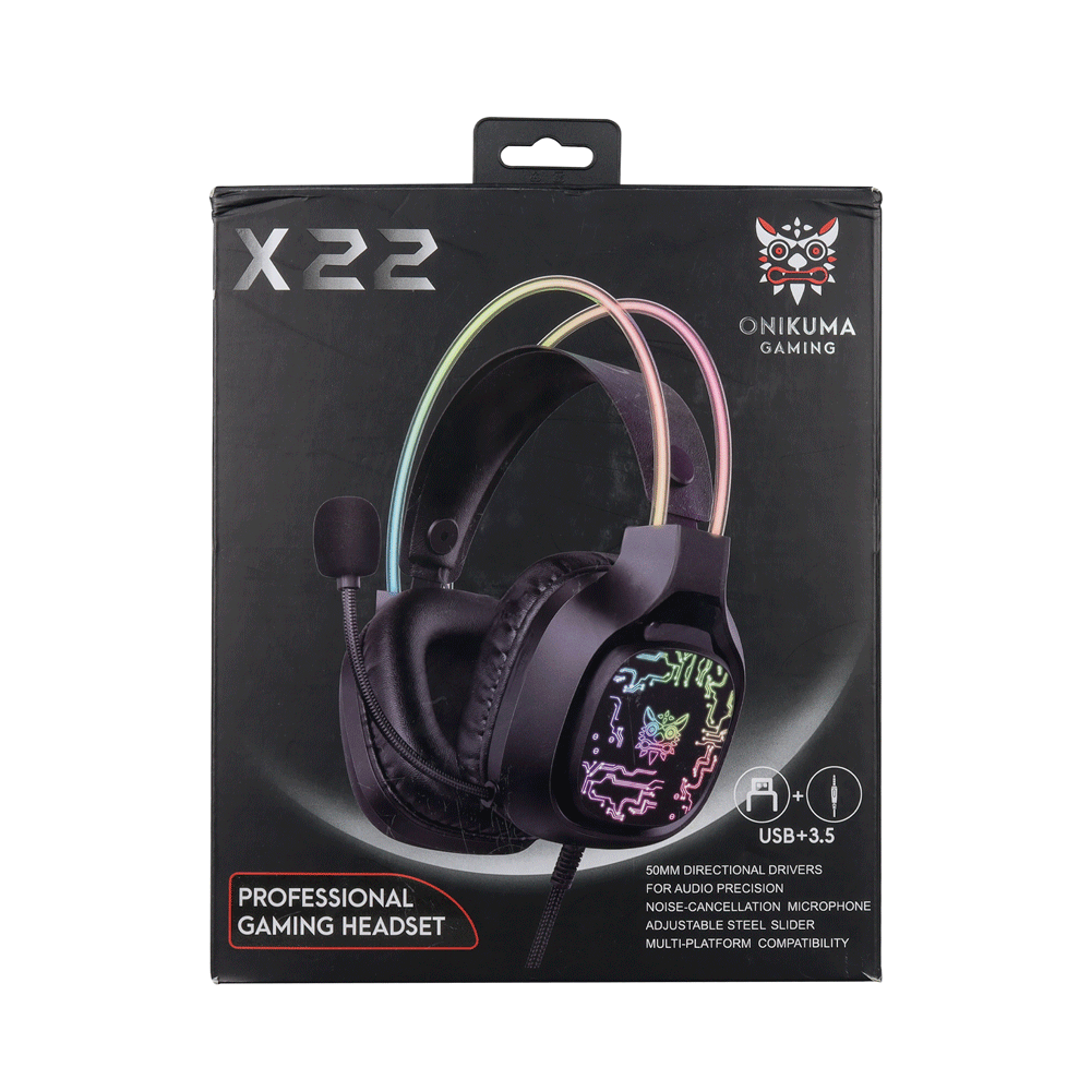 Audífonos Onikuma X22 Usb Rgb Jal-22n 11497 img #5