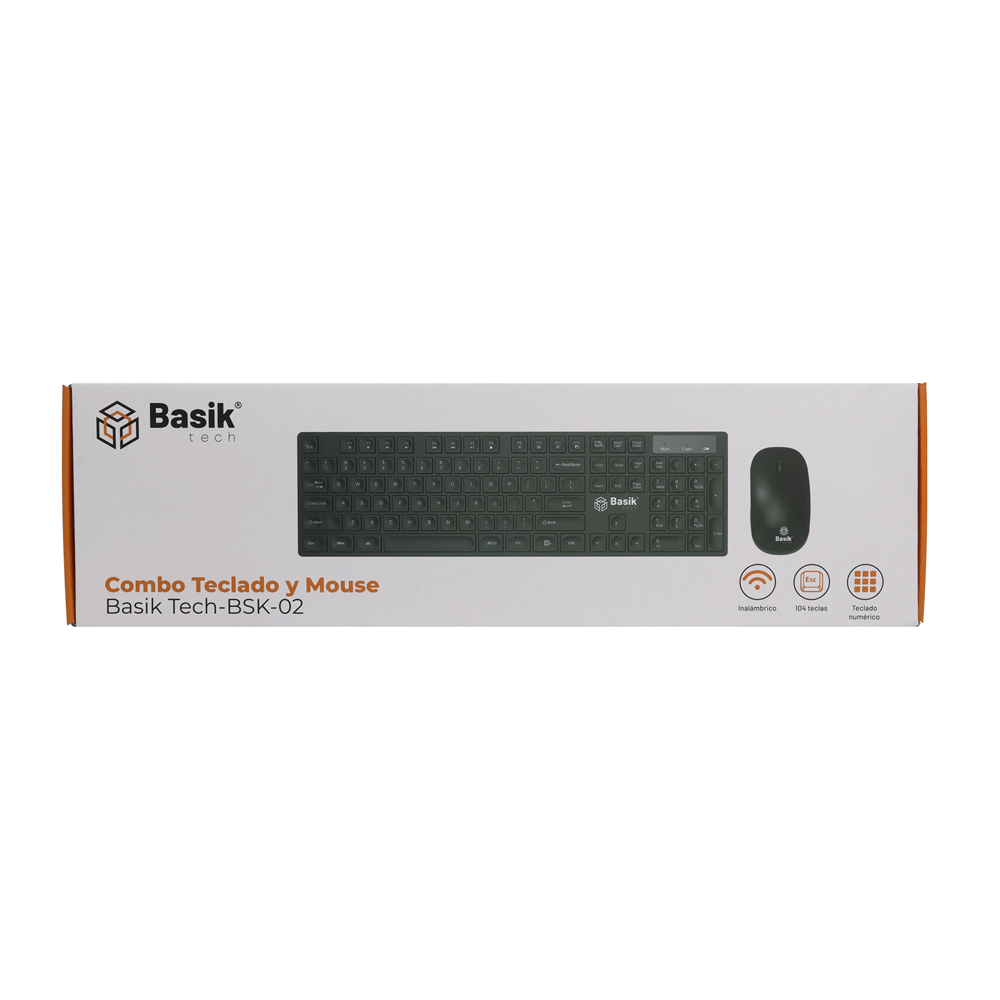 Combo Teclado Y Mouse Basiktech Bsk-02 80433 img #4