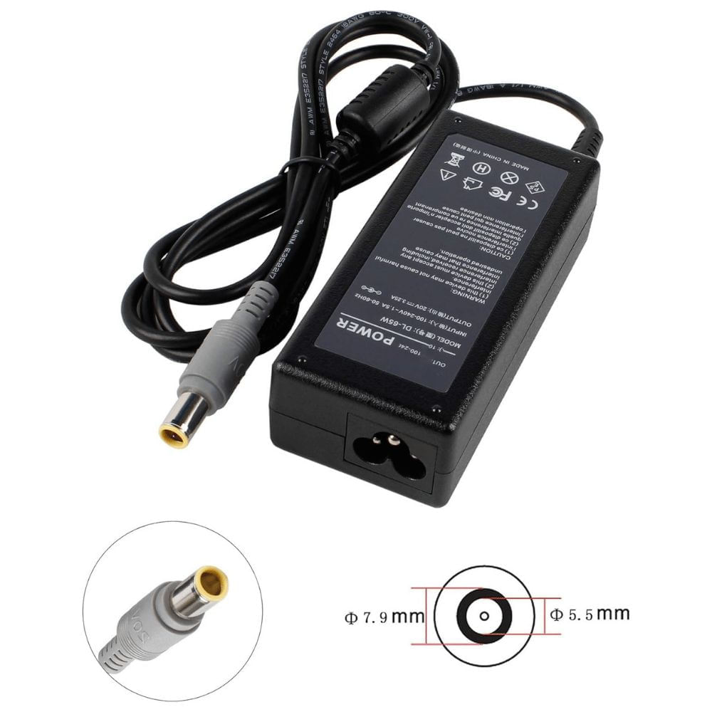 Cargador Para Lenovo ThinkPad 65W 20V 3.25A Punta 7.9×5.5mm img #3