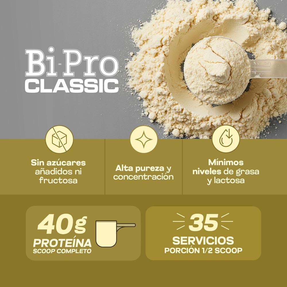 Proteína MEGAPLEX Bi Pro Classic Sabor Vainilla (2  lb) img #3