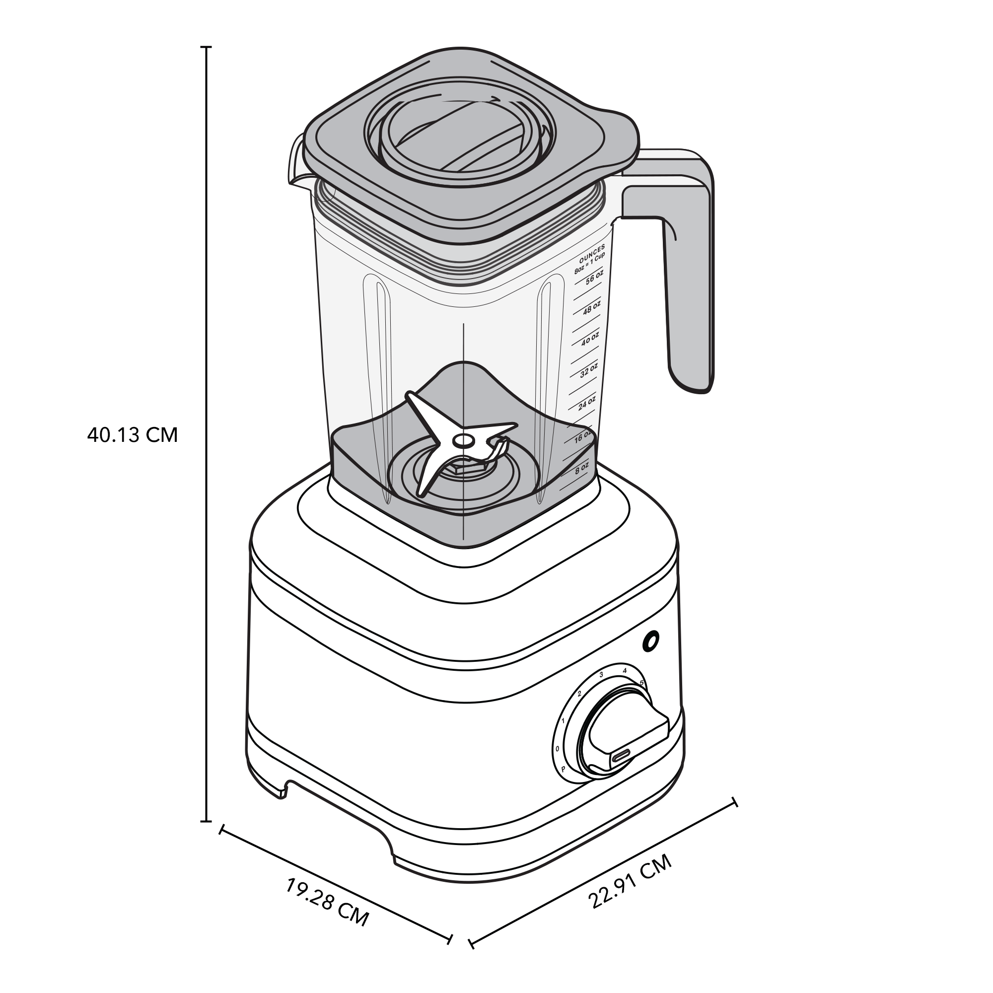 Licuadora K400 5 Velocidades 1.6 L Contour Silver img #13