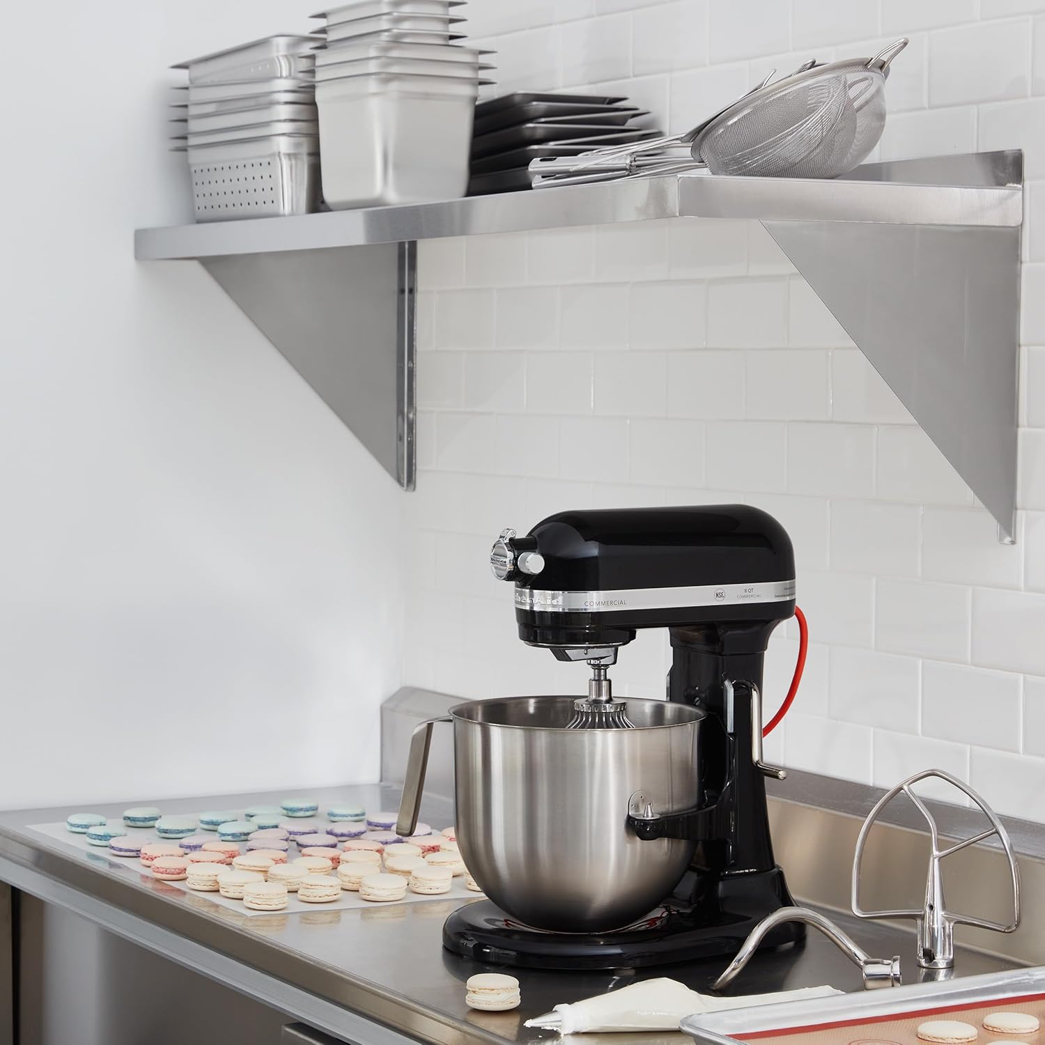 Combo Batidora Comercial 7.6 L Onyx Black + Regalo Aditamento para Pasta 3 en 1 Blanco img #6