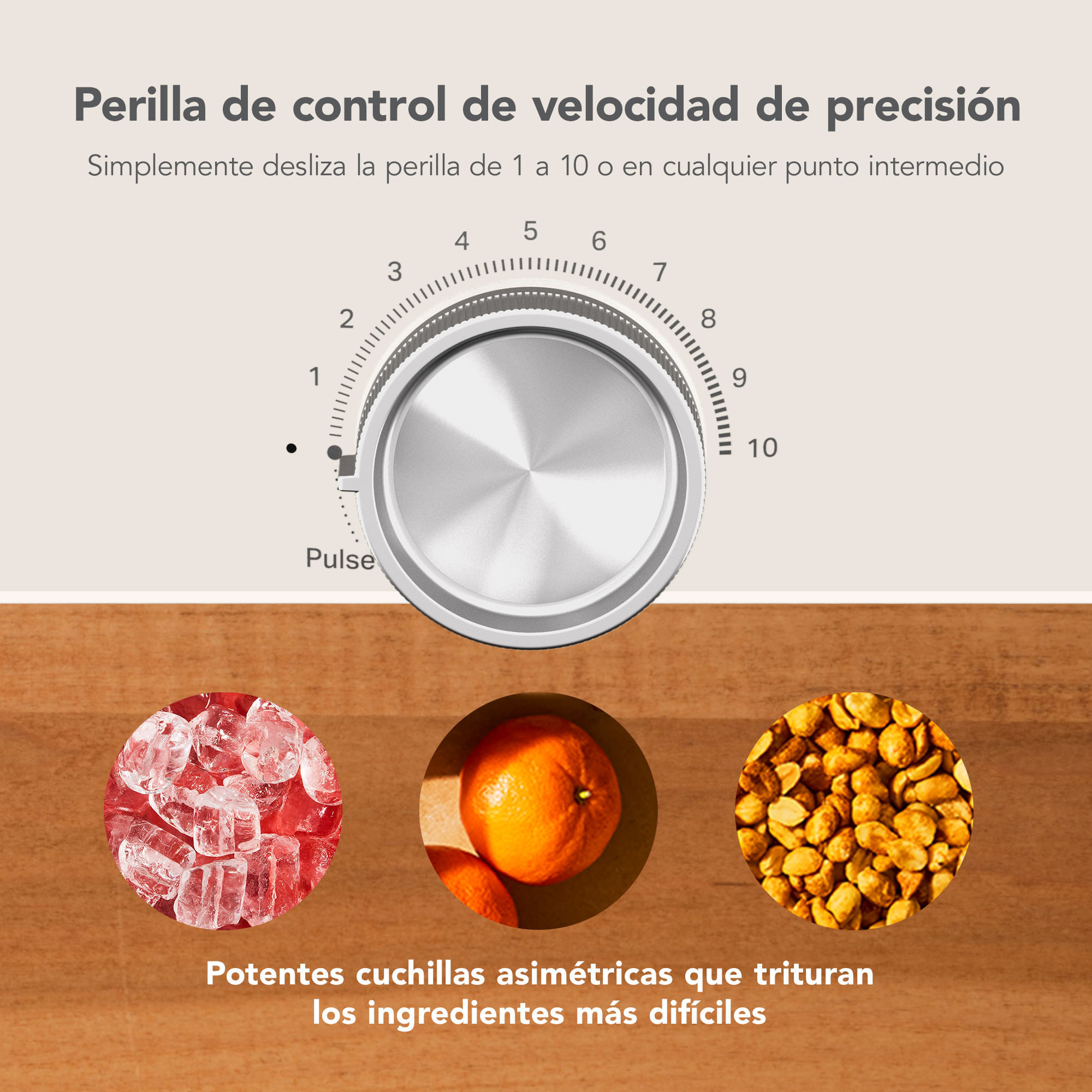 Combo Premium: Batidora Artisan 4.7 L Porcelain White + Licuadora Pure Power con jarra de vidrio Porcelain White img #11