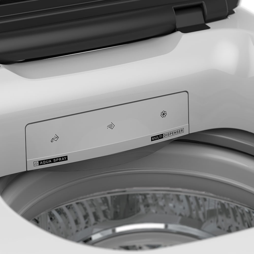 Lavadora Whirlpool Superior 17Kgs Smart Action y panel digital Blanco img #4
