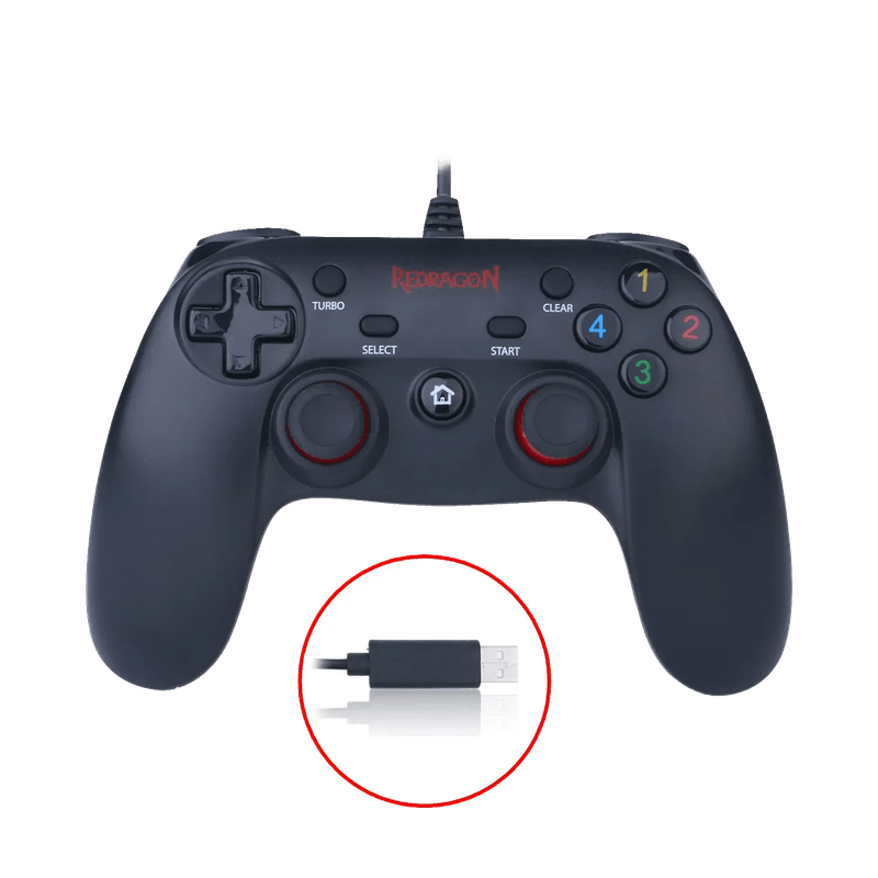 Control De Juegos Alambrico Redragon Saturn G807 Negro img #5