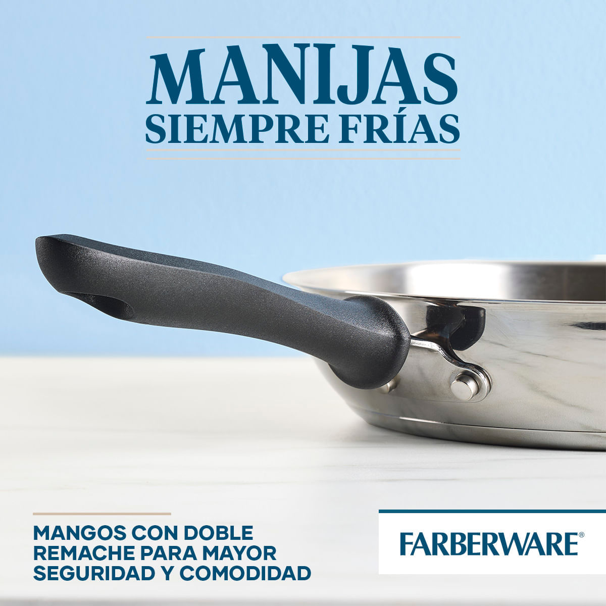 Set Sartenes 21,6cm y 26cm Acero Inoxidable. Reliance. Farberware img #9