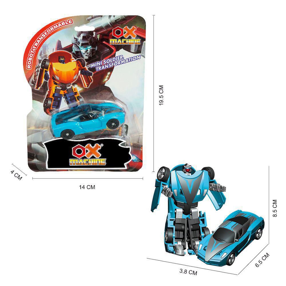 Robot Transformable En Carro OX TOYS  Robot Transformable 2 En 1 img #3