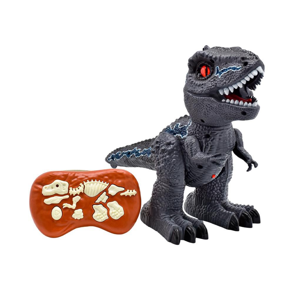 Robot Dino Rc Wild Bones Negro  TOY LOGIC img #2