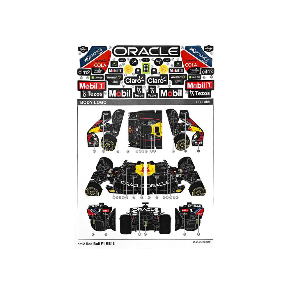 Carro a control remoto TOY LOGIC RASTAR Oracle Red Bull img #5