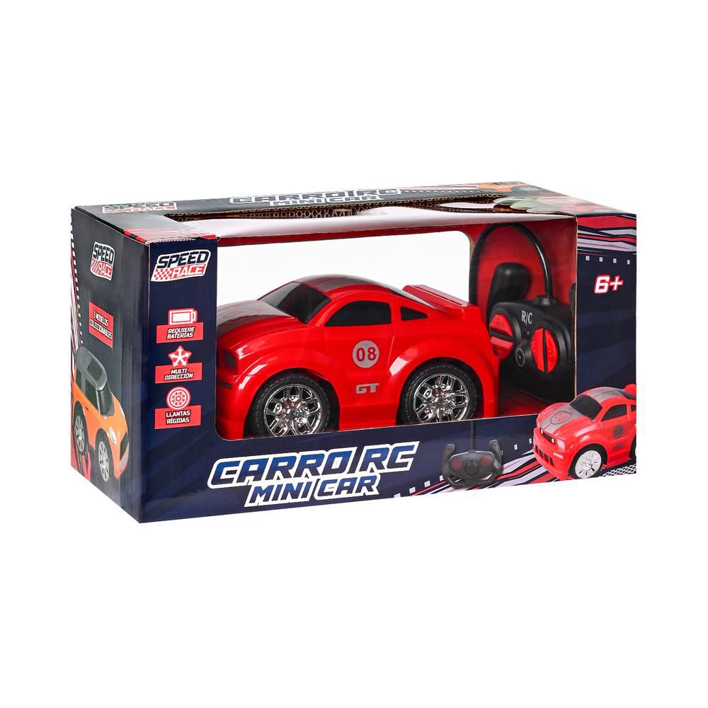 Mini Carro SPEED RACE de Colección TOY LOGIC a Control Remoto Rojo img #1