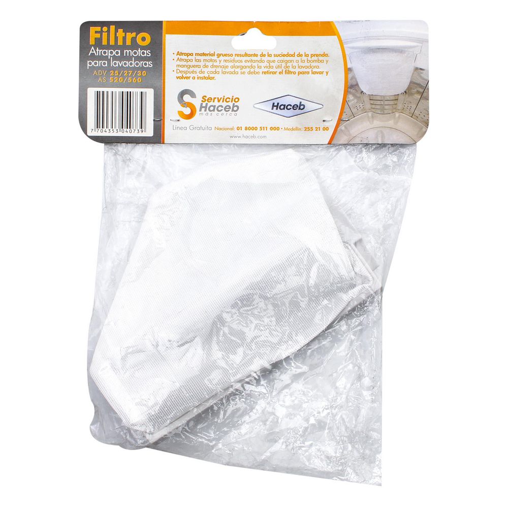 FILTRO ATRAPA MOTAS ADV HACEB 1  und img #1