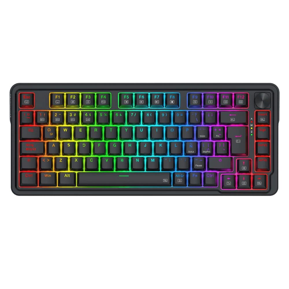 Teclado Inalambrico Redragon Mecánico 75% UCAL PRO K673 Negro img #1