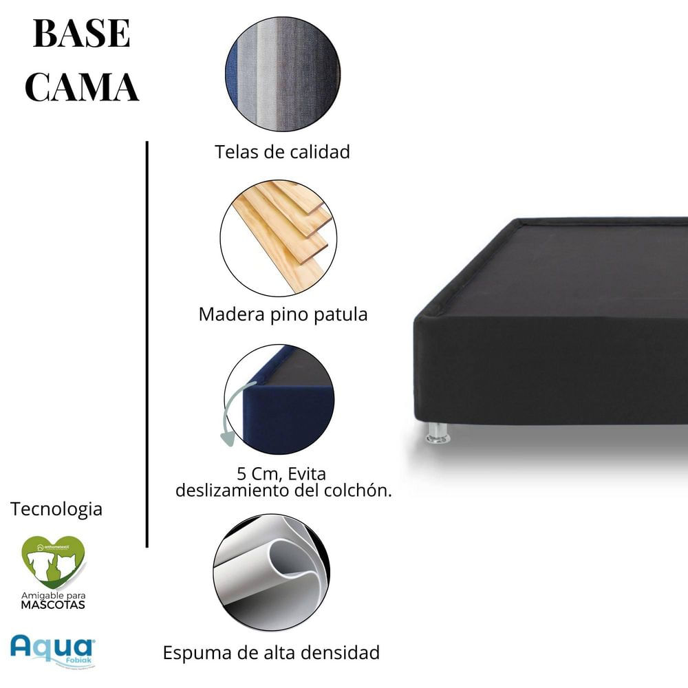 BASE CAMA ROMA TIPO CAMA EKONOMODO DESIGN EKM2046 img #2