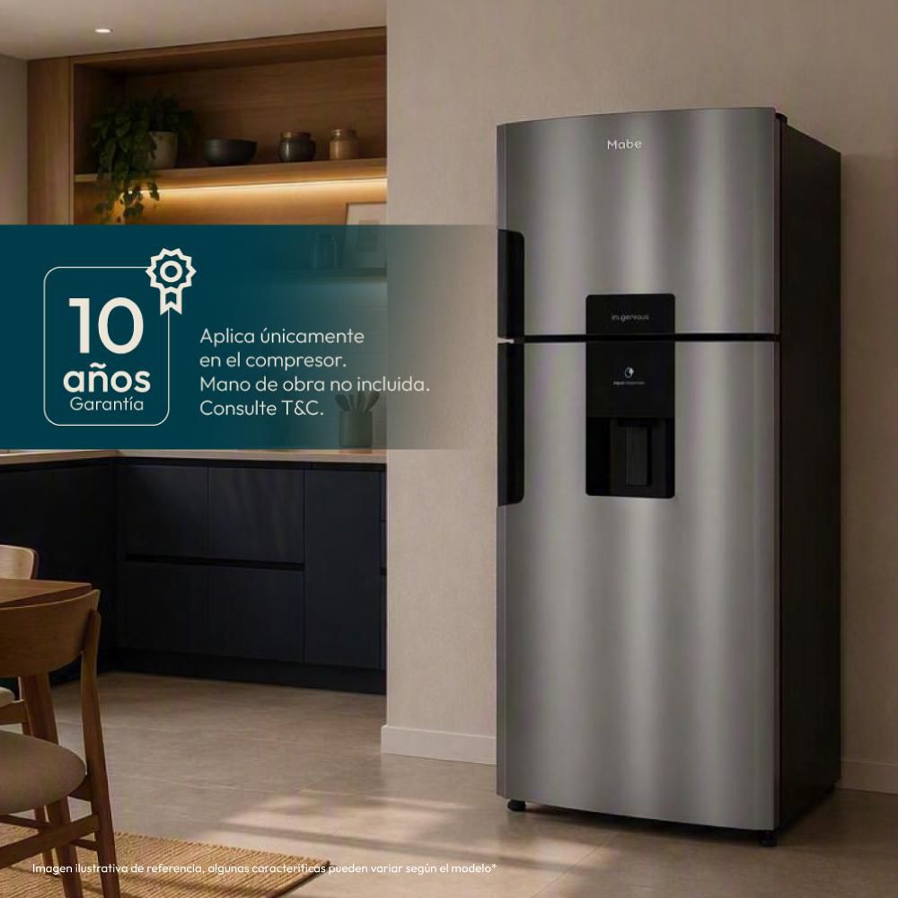 Nevera MABE No Frost Congelador Superior 394 L RMP415YCU RMP415YCU Inox img #5
