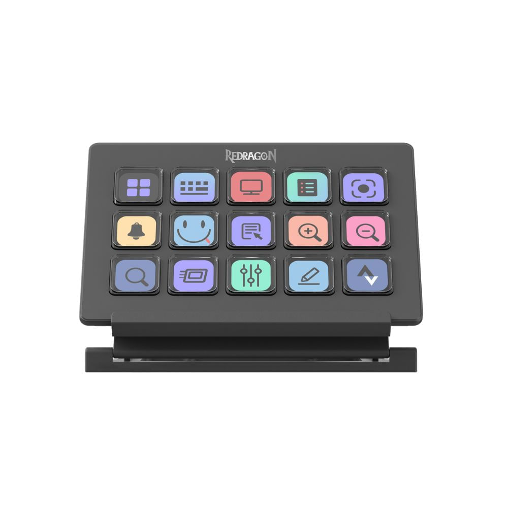 Controlador de Streaming Redragon Streamcraft Ss550 15 Teclas LCD img #5