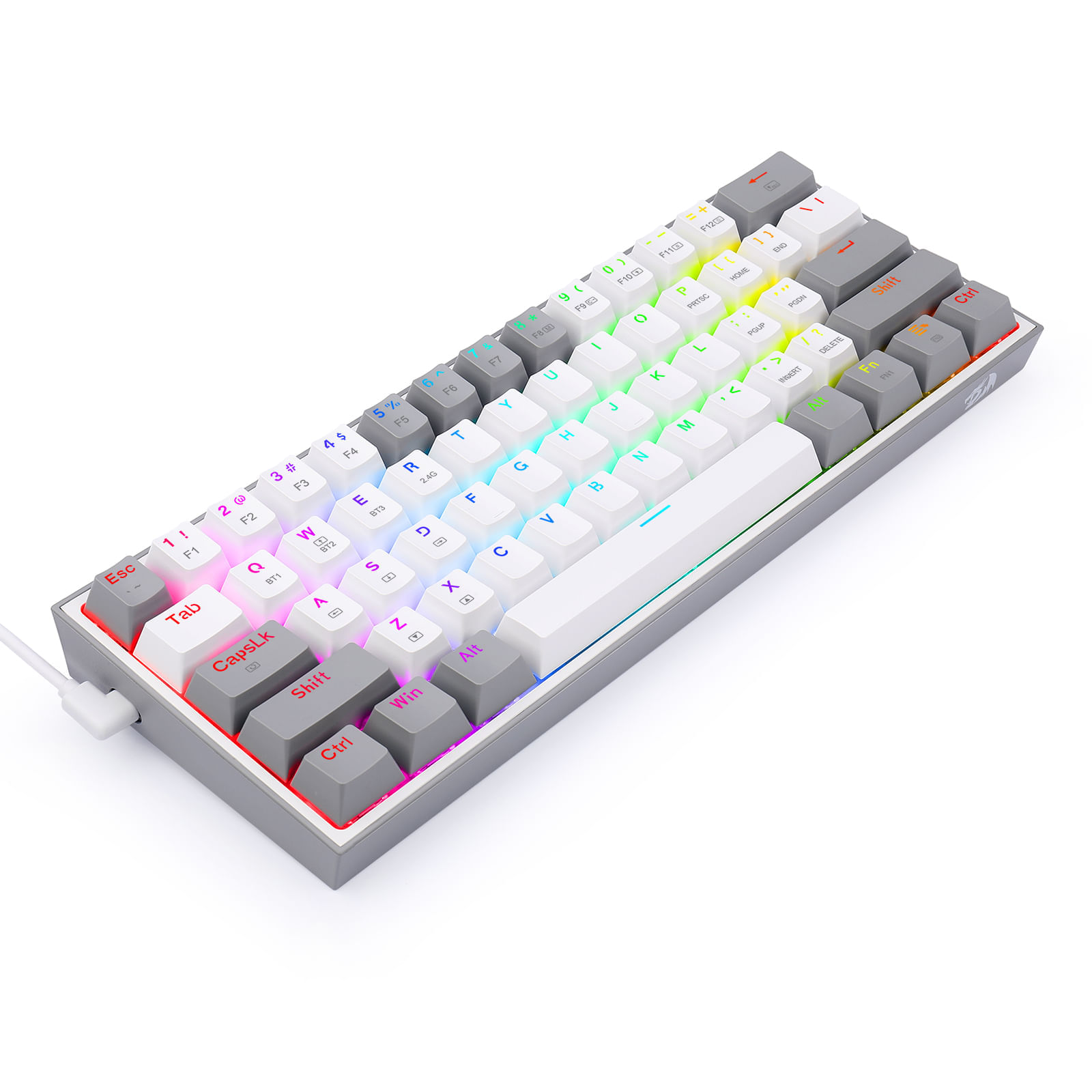 Teclado Gamer Redragon Fizz Pro K616-Rgb White/Grey img #4
