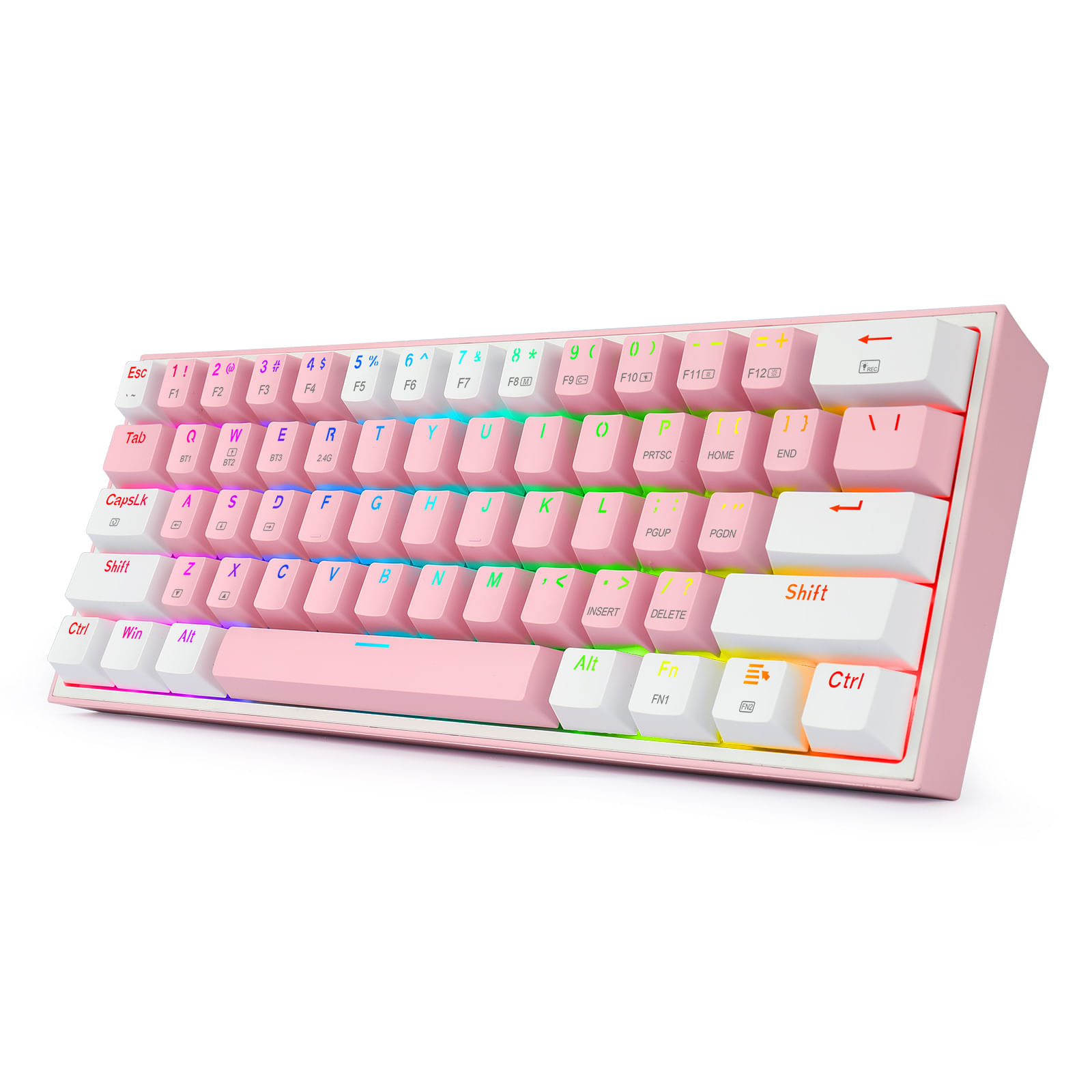 Teclado Gamer Redragon Fizz Pro K616-Rgb Pink/White img #2