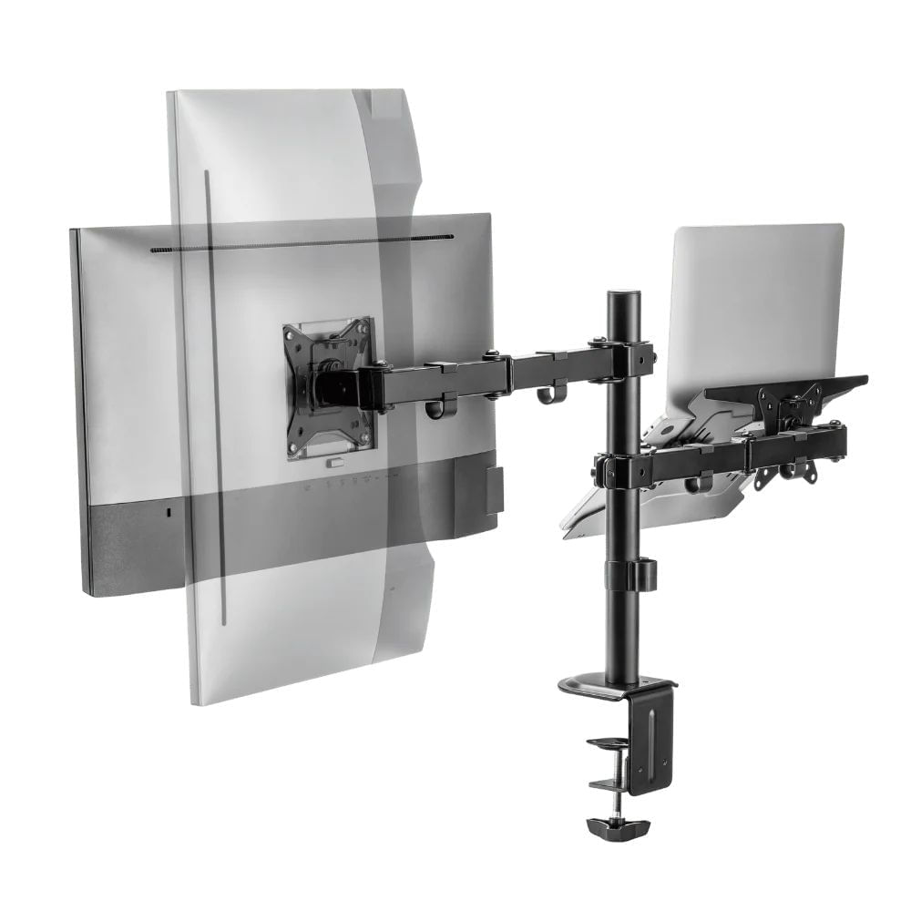 Brazo de Acero para Monitor y Notebook – Redragon Twin img #4