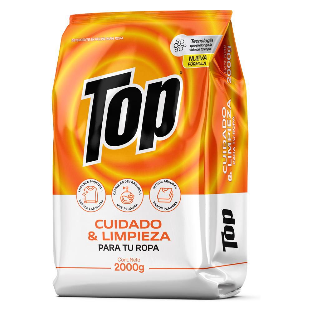 Detergente en polvo TOP cuidado y limpieza (2000  gr) img #1