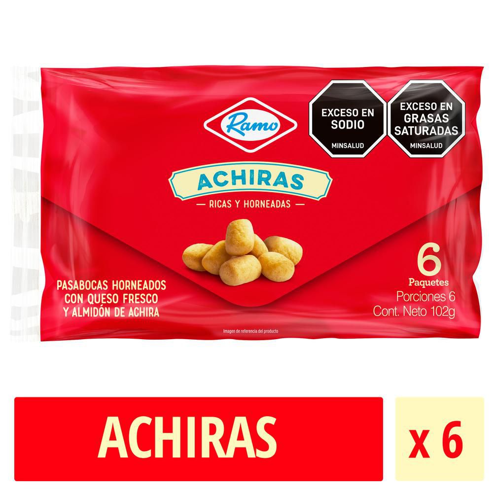 Pasabocas Achiras RAMO x6und (102  gr) img #1