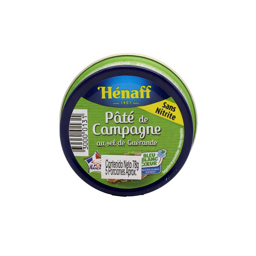 Paté HENAFF natural de champagne (78  gr) img #1
