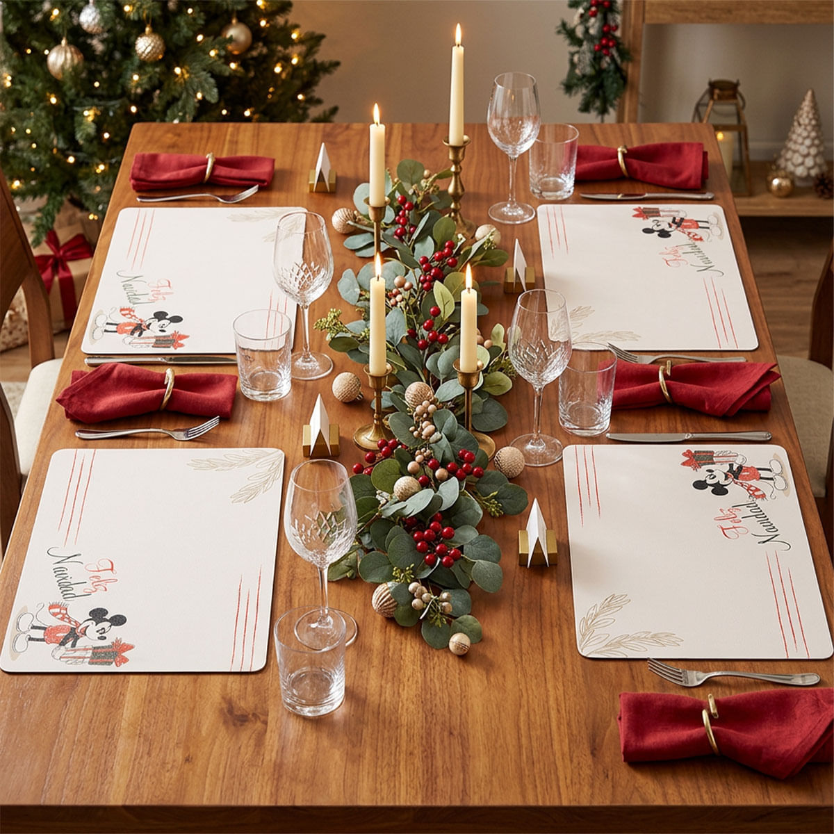 Individual Mickey Mouse Classic Navidad img #4