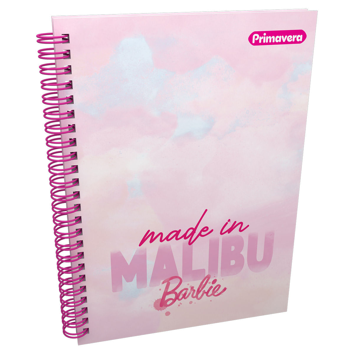 Cuaderno Argollado Pasta Dura  Barbie Grande Made In Malibu img #1
