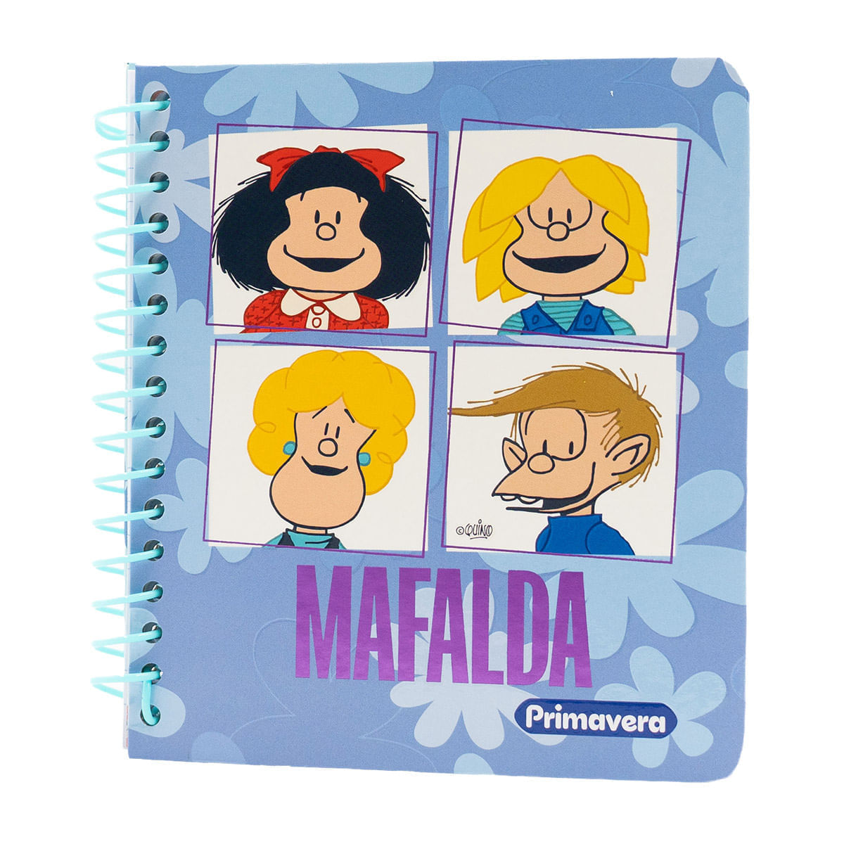 Cuaderno Espiral Cuadrado  Mafalda y Amigos img #1