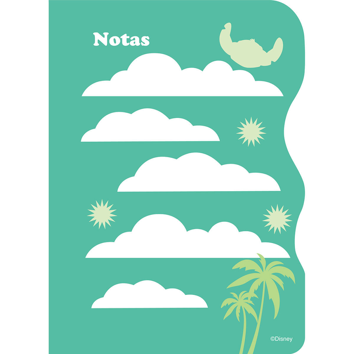 Cuaderno con Forma  Stitch Chill Vibes img #4