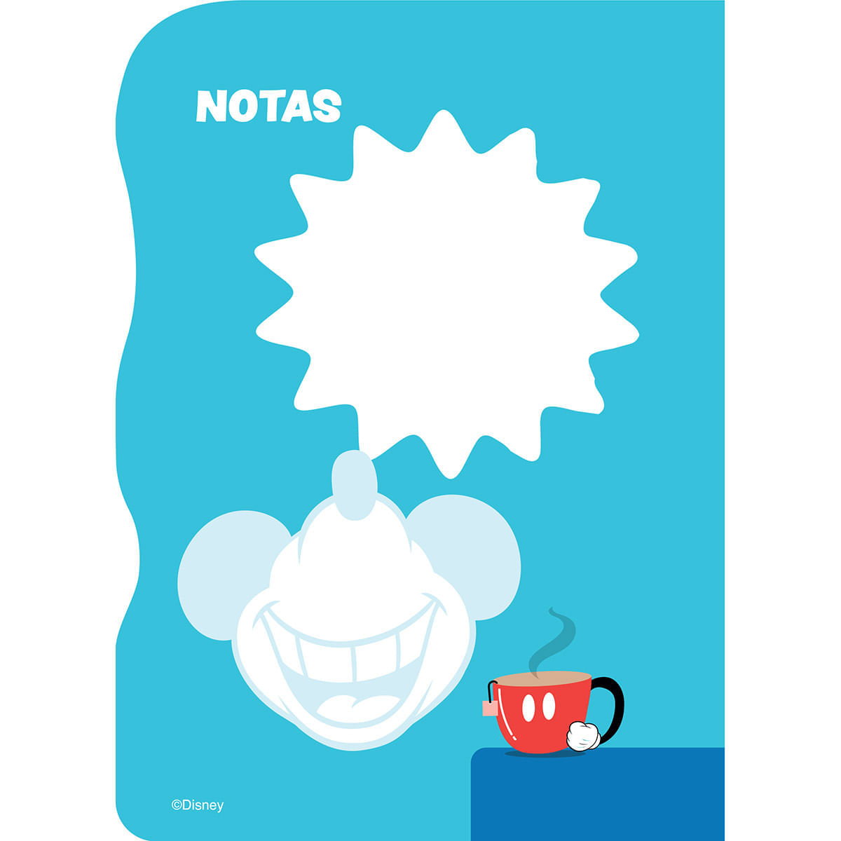 Cuaderno con Forma  Mickey Mouse Music img #2