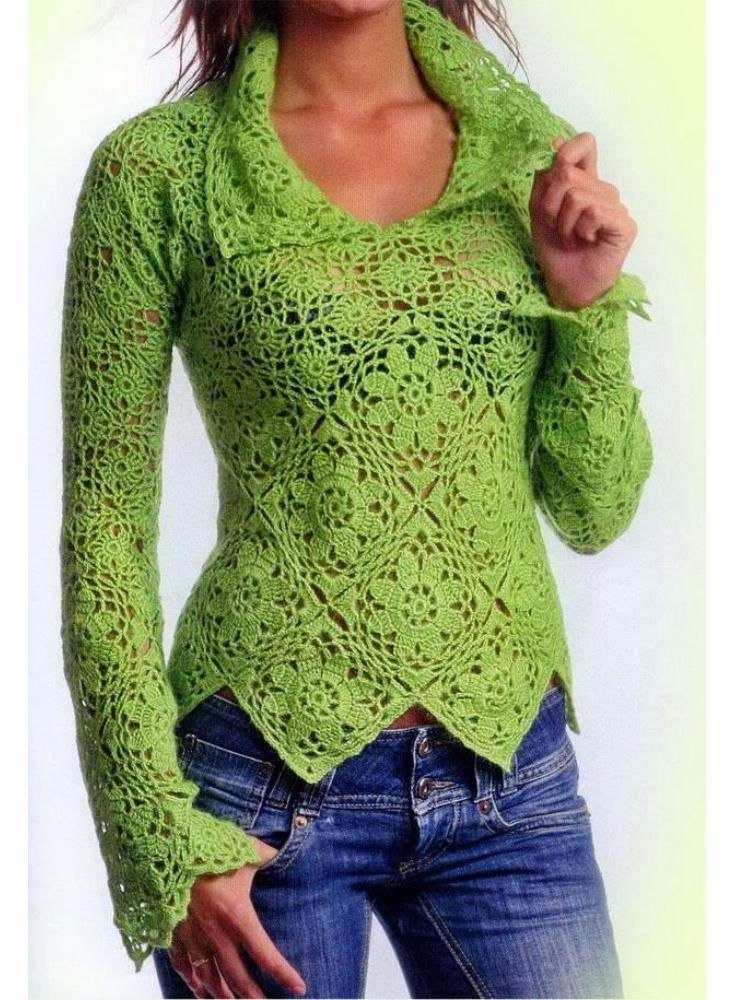 Sueter Para Dama En Crochet | Carulla