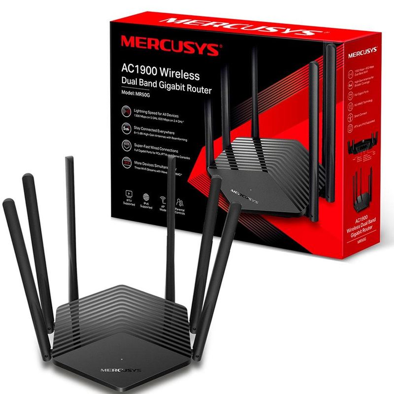 Mercusys Mr50g Router Wifi Banda Dual Ac1900 Puert | Carulla - carulla.com