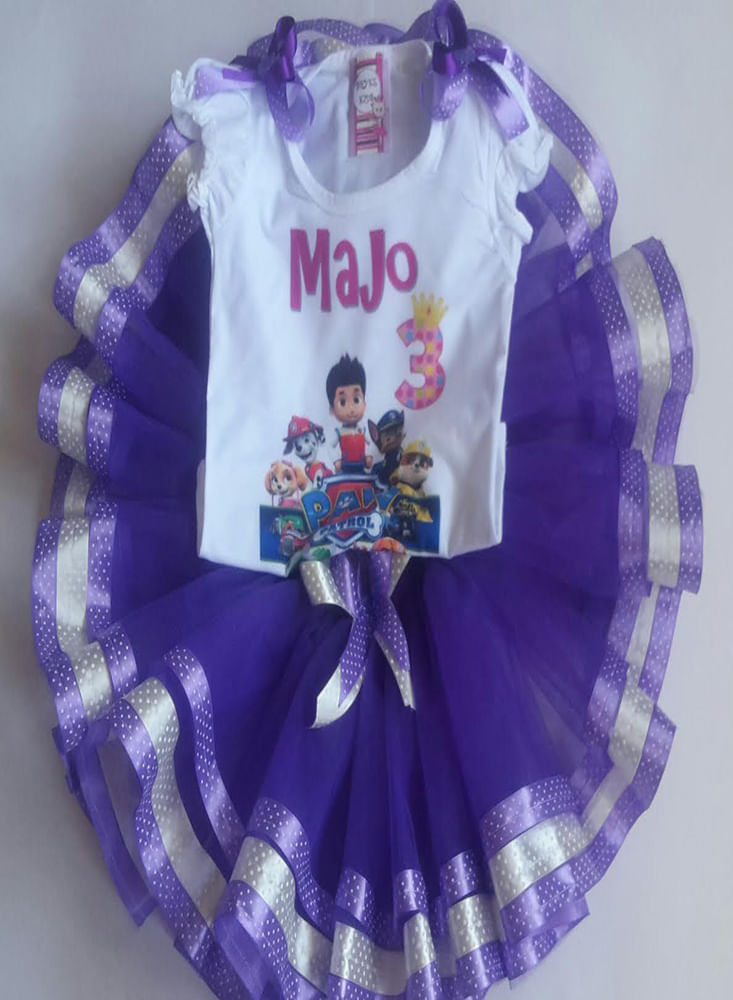 Vestidos de paw discount patrol para niñas